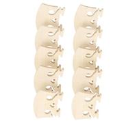 OFFSCH Puente De Violín De Madera De Arce Macizo, Forma Corazón, Pack 10 Unidades, Accesorio Para Instrumento Musical, Mejora Del Timbre Para Violinistas