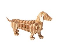 OFFSCH Puzzle de Madera Educativo Modelo Manual para Kit de Ensamblaje de Perro Juguete Creativo y Seguro para Desarrollar Habilidades Lógicas y Decoración Hogareña