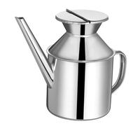 OFFSCH Recipiente Para Aceite Inoxidable 200 Ml Boquilla Larga Dosificación Precisa Sin Goteo Cocina Profesional Dispensador Rellenable Tapa Sellada Para Aceite De Oliva y Vinagre