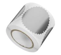 OFFSCH Rollo de 250 Pegatinas de Medalla de Papel Plata Diseño Delicado y Profesional Que Se Adhieren Firmemente para Múltiples Usos en Certificados y Premios