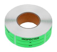 OFFSCH Rollo de 500 Etiquetas Adhesivas para Inventario en PVC, Diseñadas para Control y Gestión en Almacenes y Procesos de Envío