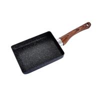 OFFSCH Sartén Antiadherente para Tamagoyaki y Tortillas Japonesa de Aluminio con Base Plana para Desayuno y Cocina Casera Fácil Limpieza y Distribución Uniforme del Calor