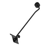 OFFSCH Soporte De Brazo Para Platillos De Batería De Metal Para Montaje En Pared Slatwall, Accesorio Profesional Para Exhibición y Colgado De Platillos, Compatible Instrumentos De Percusión