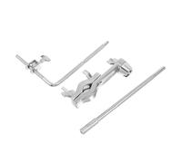 OFFSCH Soporte de Montaje para Cowbell con Pinza Resistente y Barra Larga con Bloqueo Accesorio para Hardware de Batería Compatible con Soportes de Platillos y Expansión para Jazz Drum