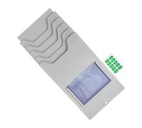 OFFSCH Soporte de Pared para Tarjetas 5 Ranuras Organizador Colgante de Plástico Resistente para Almacenes y Oficinas Estante para Tarjetas de Control y Gestión de Inventario Juego de