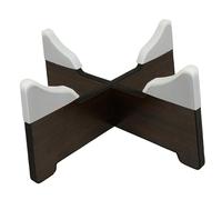 OFFSCH Soporte Plegable para Handpan de Madera Acabado en Roble, Soporte de Exhibición para Tambores de Lengua, Fácil de Transportar y Uso Profesional o Doméstico