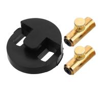 OFFSCH Sordina para Violonchelo Metálica Grande, Juego de 2 Silenciadores de Tono Wolf y 1 Sordina Inhibidora, Accesorios Ajustables para Instrumento de Cuerda, Portátil para Práctica