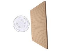 OFFSCH Tablero de Corcho para Macramé con Rejilla Incluye Alfileres T para Medir y Fijar Cuerdas Proyectos de Nudos y Pulseras Herramienta Portátil y Resistente para Manualidades