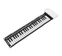 OFFSCH Teclado Piano Plegable Teclas Silicona para Principiantes Portátil y Enrollable Teclado Musical con Altavoz Integrado para Práctica y Presentaciones al Aire