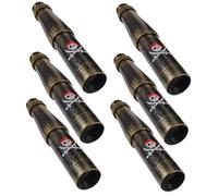 OFFSCH Telescopio Monocular Pirata 7.28 Pulgadas 6 Piezas para Niños Diseño Ligero de Plástico para Fiesta Temática y Actividades Educativas