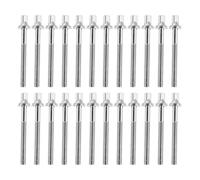 OFFSCH Varillas de Tensión para Batería M5 X 50 MM, 24 Piezas de Herrajes, Accesorios para Instrumentos de Percusión en Ensayos y Conciertos