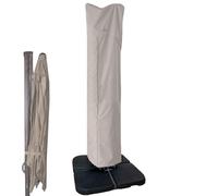 Offset Umbrella Covers, Waterproof Outdoor Patio Umbrella Cover, 9 To 13 Ft, Windproof Drawstring, Large Size For Garden, Patio, Backyard, Heavy Duty Dustproof, Gray Color