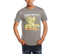 Offspring Smash 20 Camiseta, Gris, XXL para Hombre