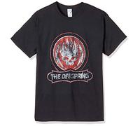 The Offspring Distressed Skull Hombre Camiseta Negro XL 100% algodón Vorne Bedruckt Regular