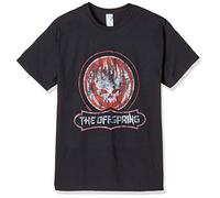 Offspring the - T-Shirt # Xxl Unisex Black # Distressed Skull