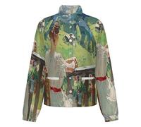 OFFSUM Chaqueta Polar Para Mujer - Chica Del Balcón Cárdigan Informal Para Exteriores Con Bolsillo, Abrigo Largo, Ropa De Calle De Otoño E Invierno, Ropa De Abrigo De Moda L