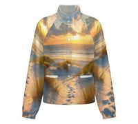 OFFSUM Chaqueta Polar Para Mujer - Hermosa Playa Cárdigan Para Exteriores, Suave, Cálido, Informal, Para Otoño E Invierno, Tallas Grandes Xl