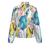 OFFSUM Chaqueta Polar Para Mujer - Vida Marina Cárdigan Informal Para Exteriores Con Bolsillo, Abrigo Largo, Ropa De Calle De Otoño E Invierno, Ropa De Abrigo De Moda L