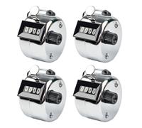 Ofggd Contador mecánico manual Clicker Coaching Handheld Tally 4 dígitos Contador fiable