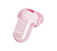 Ofggd Dispensador de comida para loros, base de almacenamiento de agua para hierbas, sanitario, a prueba de fugas, soporte de poliestireno para pájaro colgante, proveedor de verduras