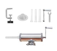 Ofggd Máquina Llenadora Manual Densa Frankfurter. Mezcla de aluminio fuerte. Plan de llenado rápido y fácil desmontaje. Pequeña máquina manual de Frankfurt