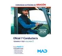 Oficial 1.ª Conductor/a. Comunidad Autónoma de Aragón. Temario volumen 3 y test