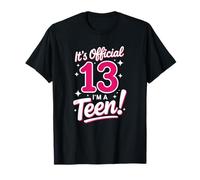 Oficial 13 Cumpleaños Es Oficial Soy Un Adolescente Camiseta