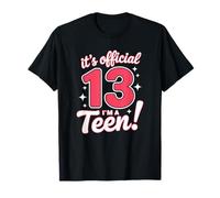 Oficial 13 Cumpleaños Es Oficial Soy Un Adolescente Camiseta