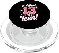 Oficial 13 Cumpleaños Es Oficial Soy Un Adolescente PopSockets PopGrip para MagSafe