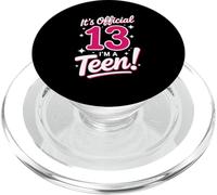 Oficial 13 Cumpleaños Es Oficial Soy Un Adolescente PopSockets PopGrip para MagSafe