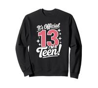 Oficial 13 Cumpleaños Es Oficial Soy Un Adolescente Sudadera