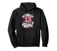 Oficial 13 Cumpleaños Es Oficial Soy Un Adolescente Sudadera con Capucha