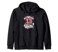 Oficial 13 Cumpleaños Es Oficial Soy Un Adolescente Sudadera con Capucha