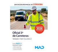 OFICIAL 3ª DE CARRETERAS TEMARIO 2 Y TEST DIPUTACION CORDOB