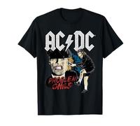Oficial AC/DC Angus Problem Child Graphic Rock and Roll Camiseta
