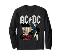 Oficial AC/DC Angus Problem Child Graphic Rock and Roll Manga Larga