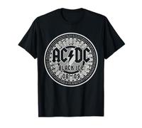 Oficial AC/DC Back Ice Off White ACDC Rock Camiseta