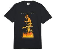 Oficial AC/DC Bonfire Legendary Design Comfort Colors Adult Heavyweight T-Shirt