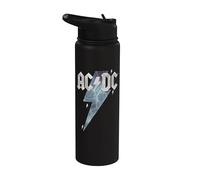 Oficial AC/DC Double Lightning Bolt Stainless Steel Insulated Water Bottle