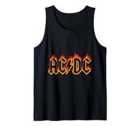 Oficial AC/DC Flames Logo Artwork ACDC Rock Camiseta sin Mangas