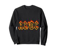 Oficial AC/DC Flames Logo Artwork ACDC Rock Sudadera