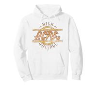 Oficial AC/DC High Voltage Blanca Sudadera con Capucha