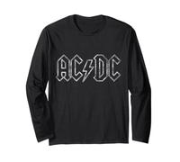 Oficial AC/DC Jagged Logo Negro Manga Larga