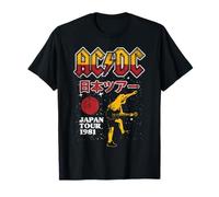 Oficial AC/DC Japan Tour 1981 ACDC Rock Camiseta