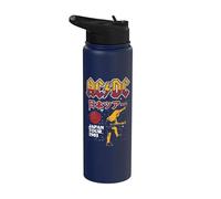 Oficial AC/DC Japan Tour 1981 ACDC Rock Stainless Steel Insulated Water Bottle
