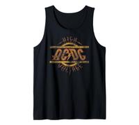 Oficial AC/DC Logo Alto Voltaje Rock Música Banda Vintage Camiseta sin Mangas
