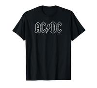 Oficial AC/DC Logo dentado Rock Música Banda Heavy Metal Camiseta