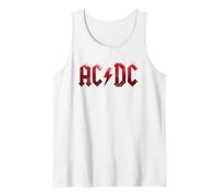 Oficial AC/DC Logo Hielo Rojo Rock Música Banda Camiseta sin Mangas