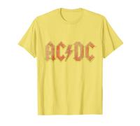 Oficial AC/DC Logo Vintage Rock para Fans Camiseta