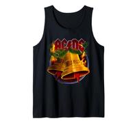 Oficial AC/DC Navidad Hells Bells Band Merch para Fans Camiseta sin Mangas